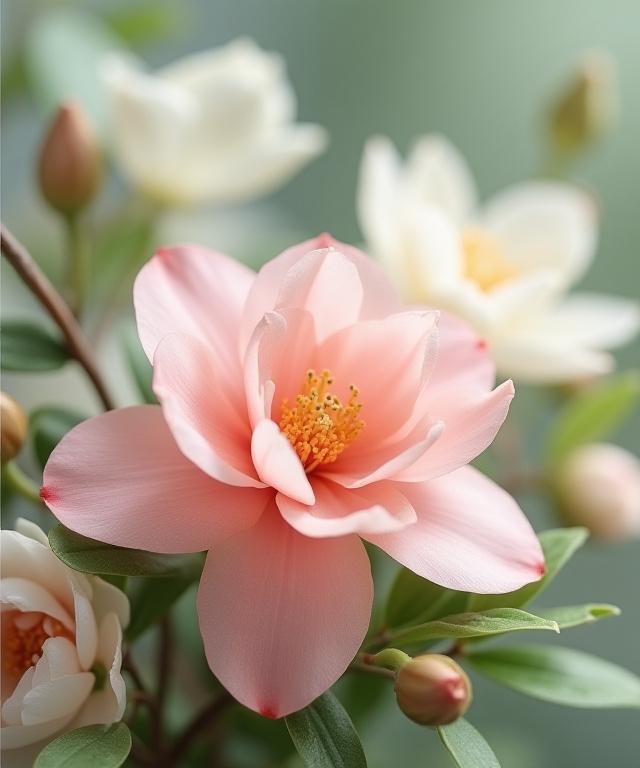 繊細なフラワーアレンジメント